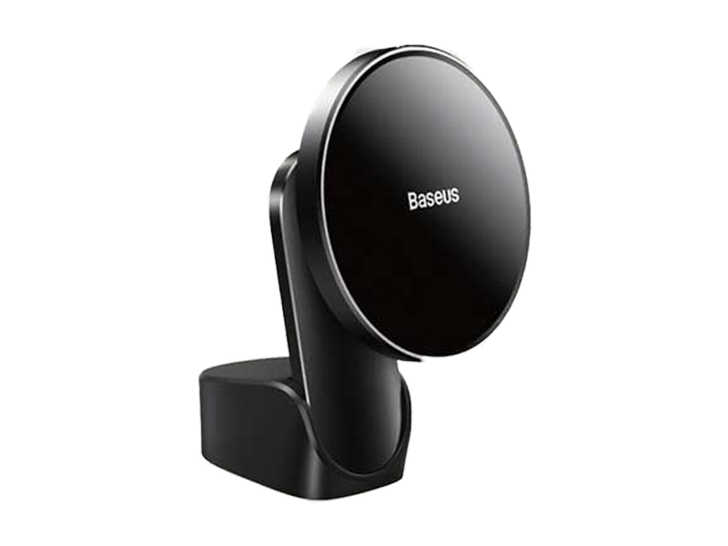 MagSafe autós telefontartó vezeték nélküli Qi töltő 15W Big Energy - Fekete